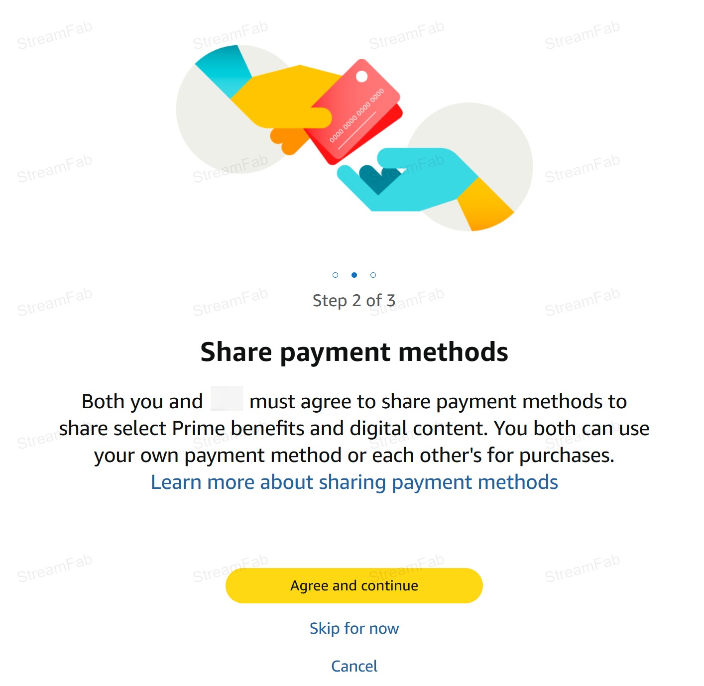 How to share Amazon Prime membership with family members step 6