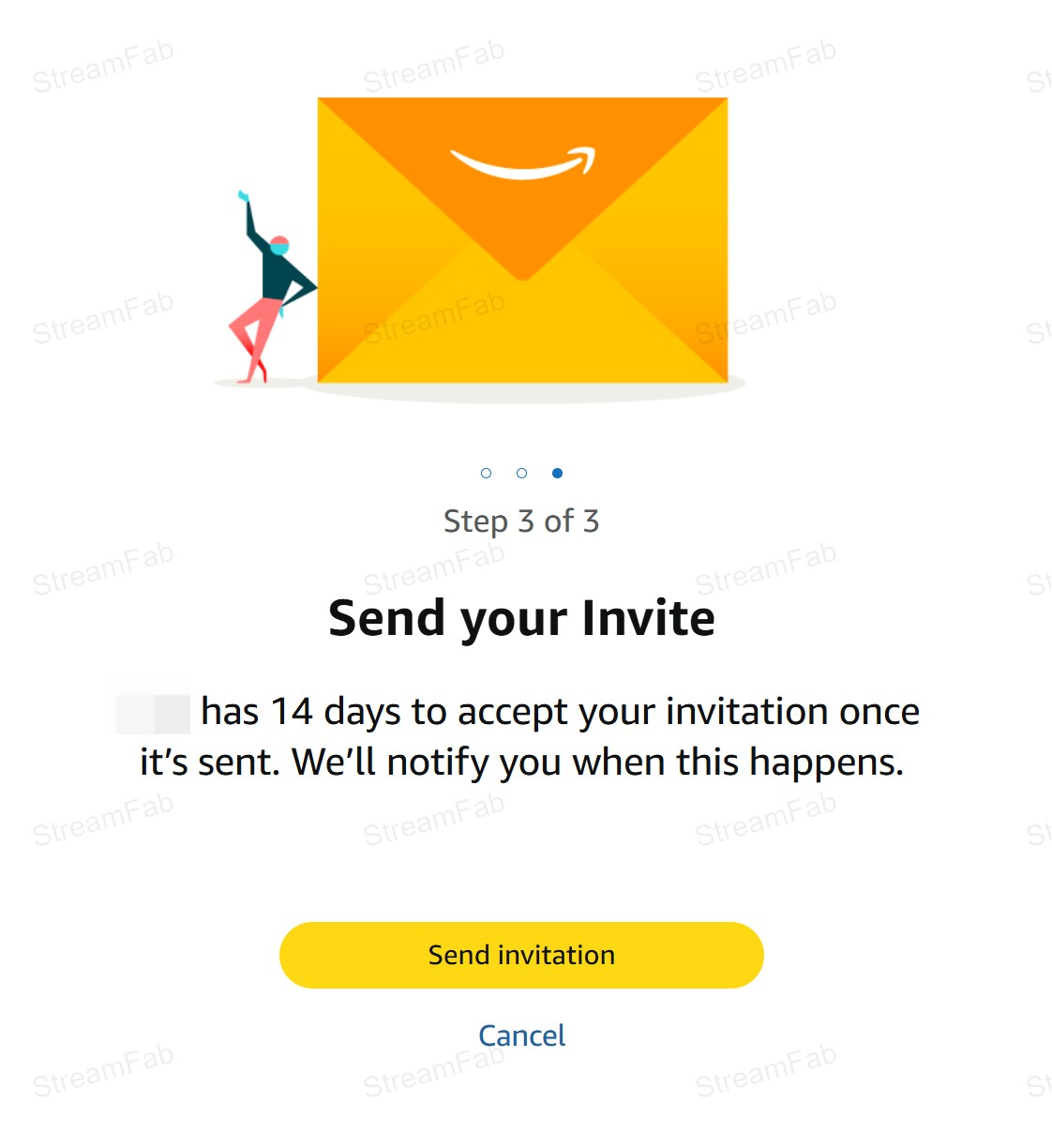 How to share Amazon Prime membership with family members step 7