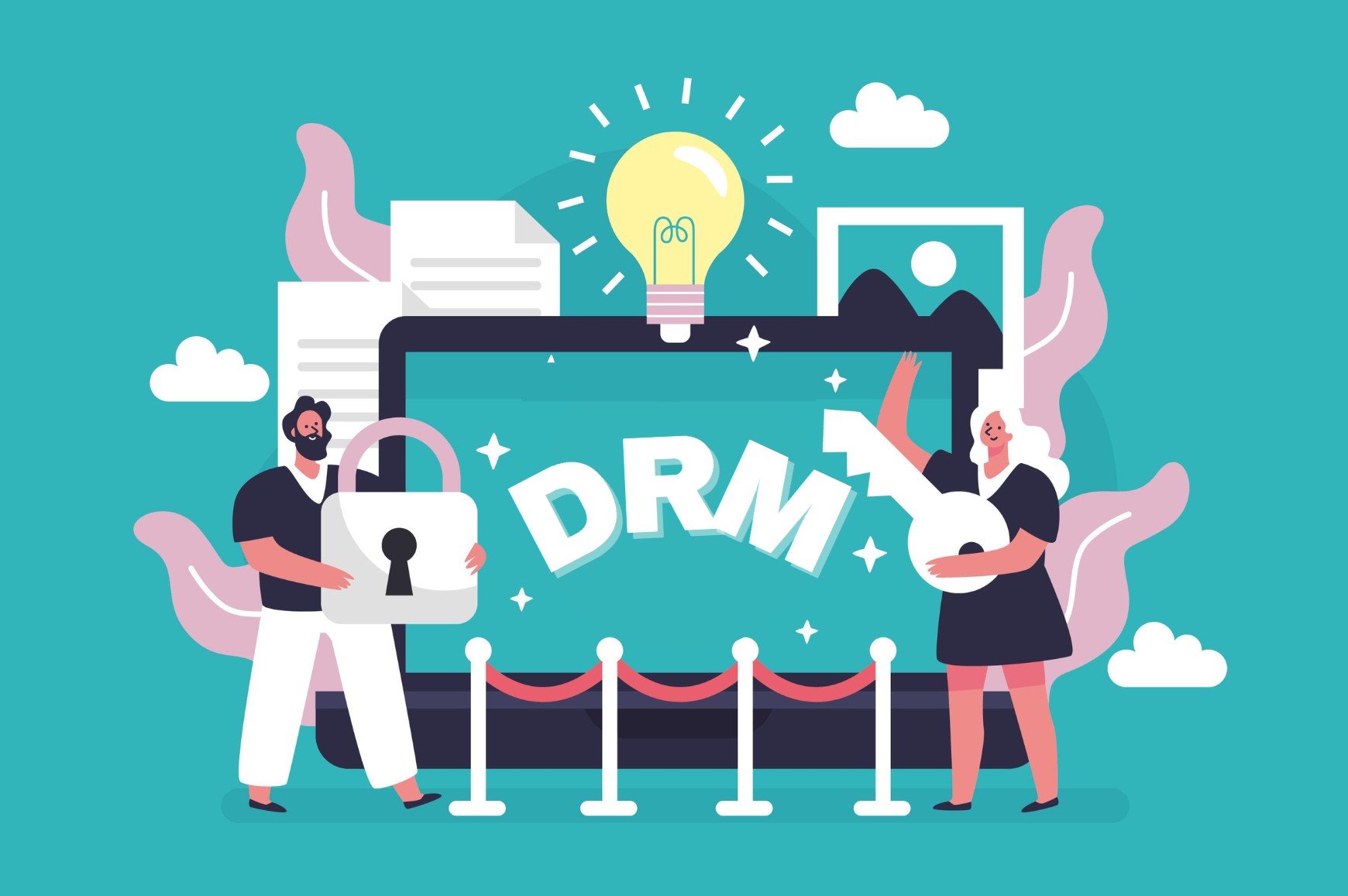 Breakdown of DRM protected content