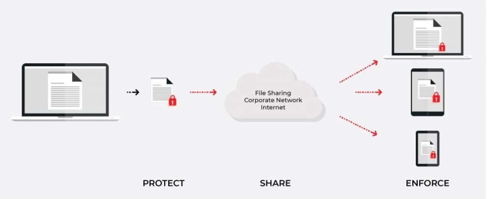 How does DRM protected content work?