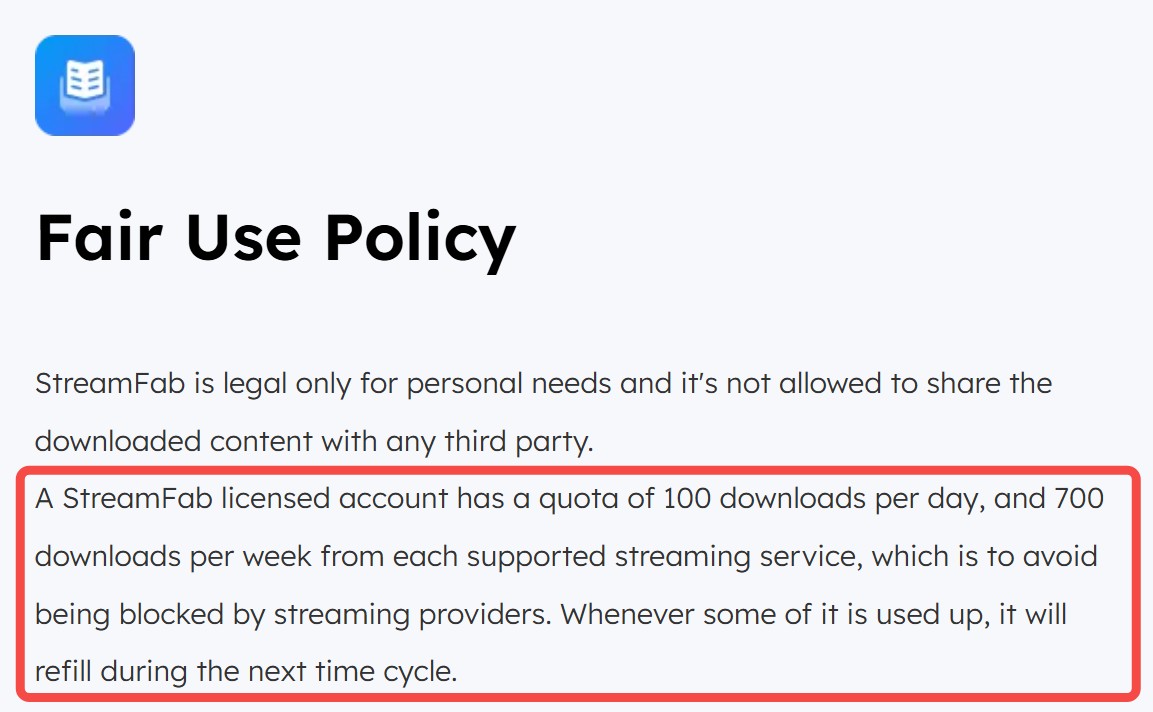 Cómo reiniciar el límite de descarga de StreamFab