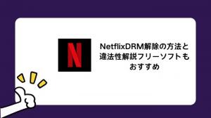 【Netflix DRM解除方法】安全にネットフリックスをPCに保存するための完全ガイド（違法性・リスク解説付き）