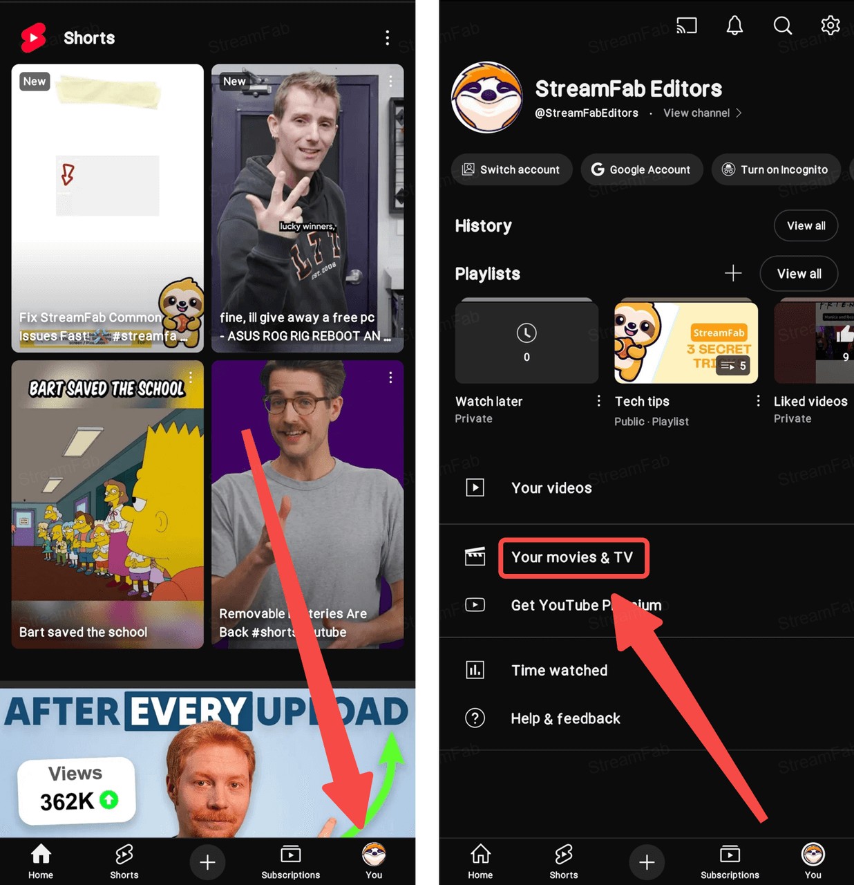 How to download YouTube movies via the YouTube app