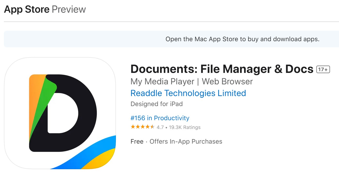 Documents by Readdle file manager and iPhone download workflow