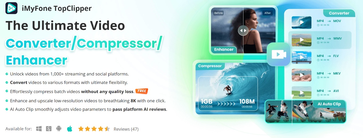 iMyFone TopClipper online link download interface
