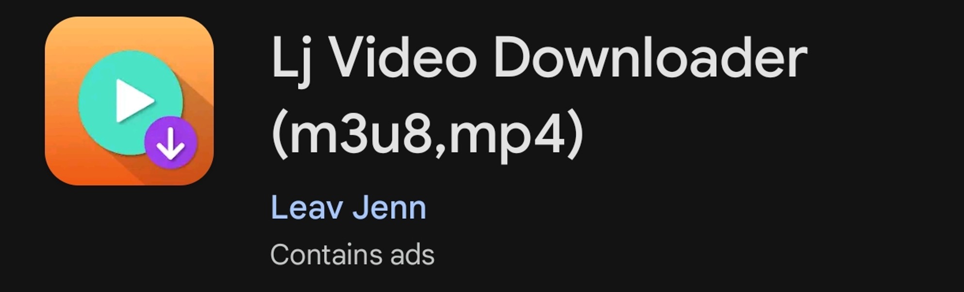 Lj Video Downloader for Android: experimental MyFans mobile downloader for free clips at 360p