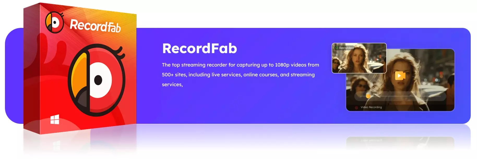 RecordFab grabando una reproducción de Disney Plus en formato MP4