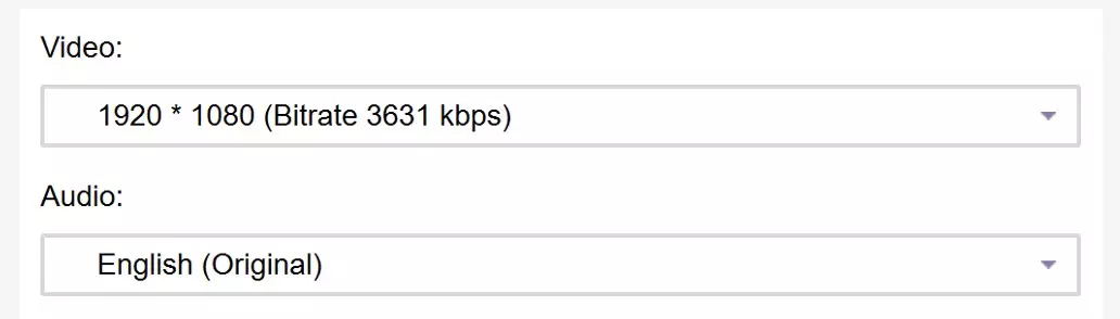 StreamFab Roku Channel Downloader quality selection for available 1080p video