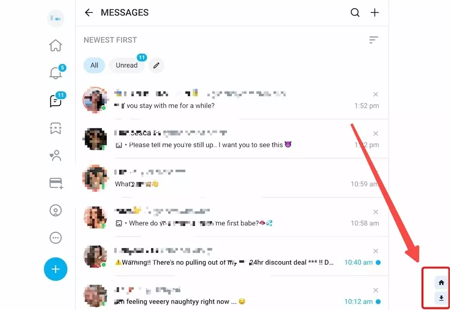A guide to download OnlyFans message videos with Streamfork: step 1