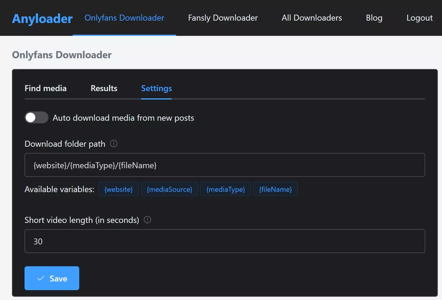 Anyloader Chrome extension for accessible OnlyFans chats and message videos