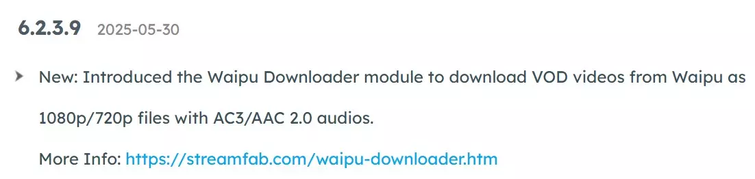 StreamFab updates with new streaming services supported