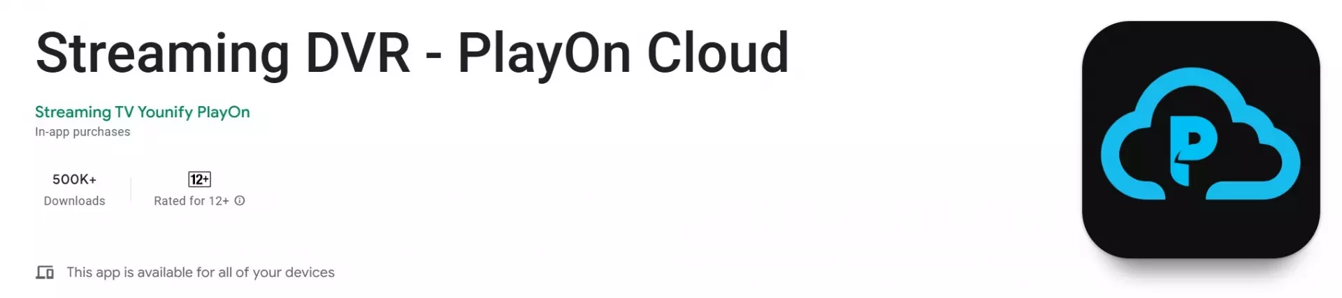 PlayOn Cloud mobile app recording Pluto TV on Android and iPhone