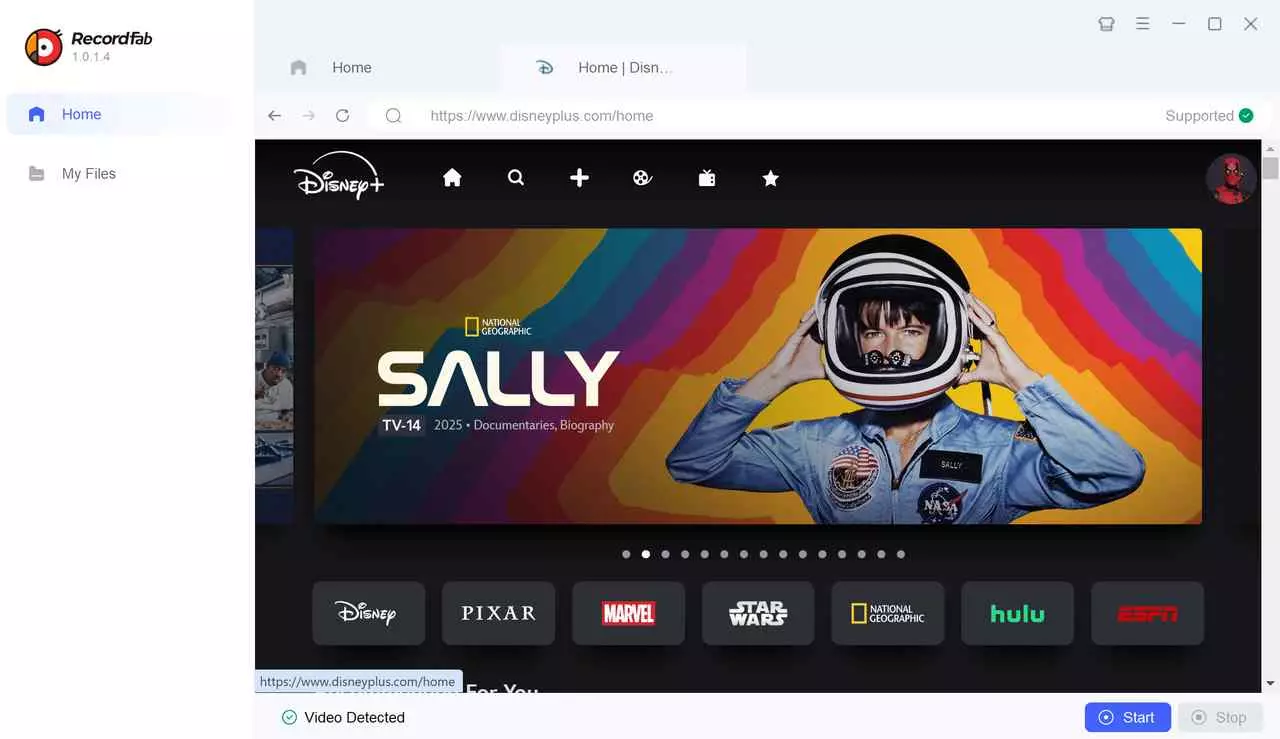 a guide to rip from disney plus with recordfab: step 2