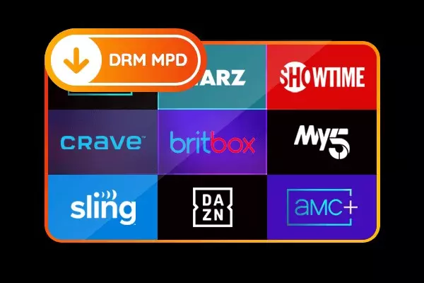 StreamFab DRM MPD Downloader can download videos from many DRM MPD sites