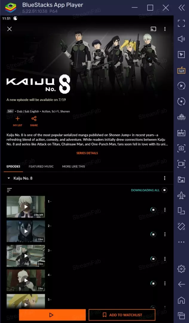 A simple guide to download Crunchyroll episodes on PC with Android emulators