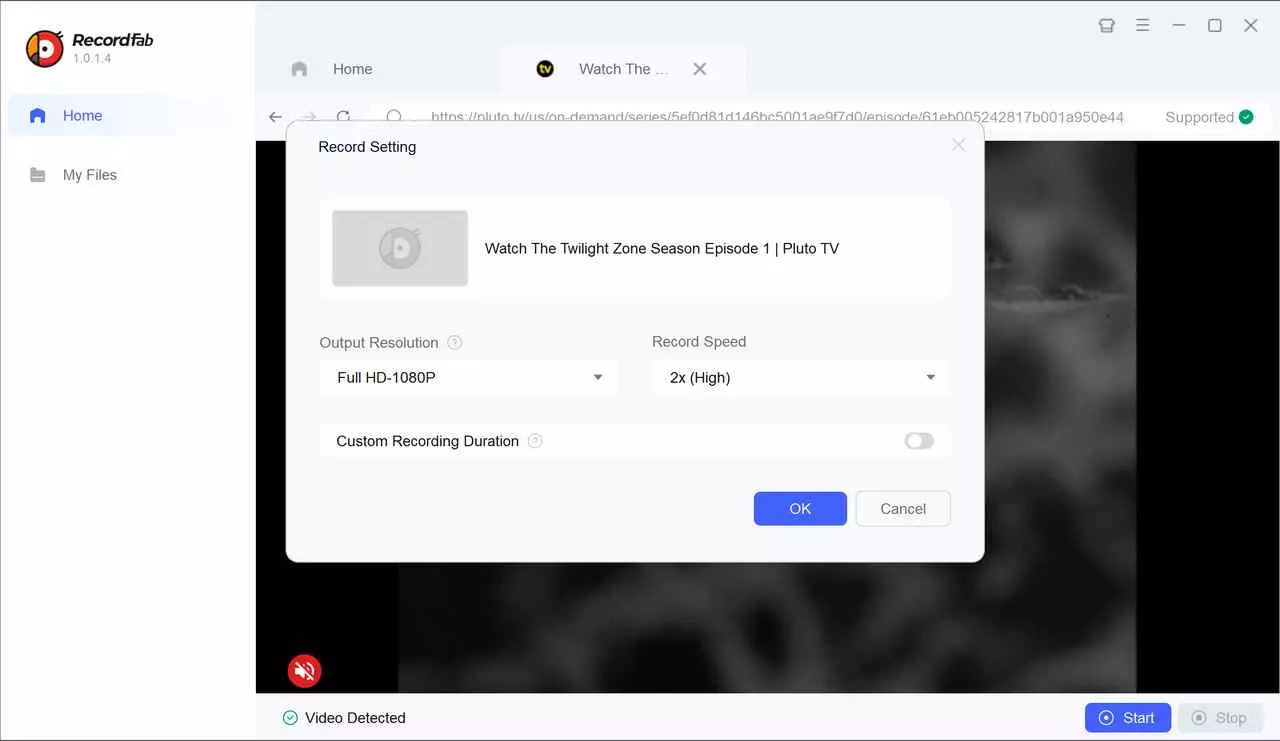  a step-by-step guide to record pluto tv with recordfab: step 2