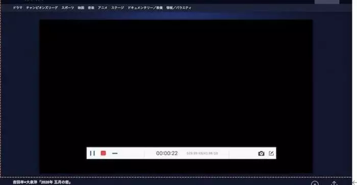 DRM保護動画をVideoSoloで録画した際に黒画面になる例