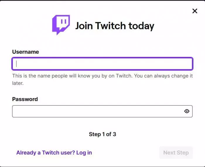 How to sign up for Twitch.tv account