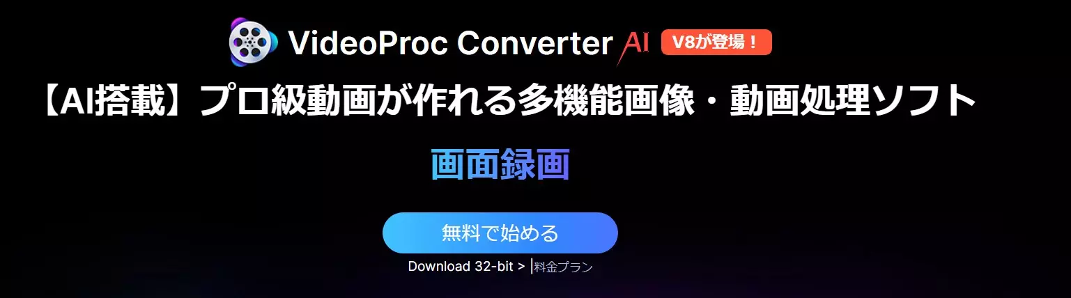VideoProc Converter AIの製品概要と主要機能