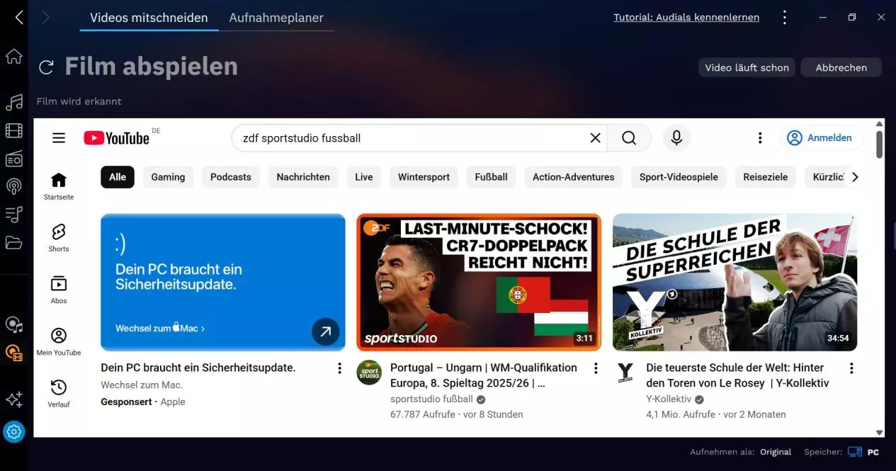 Bedienungsanleitung von Audials One 2026, step 4