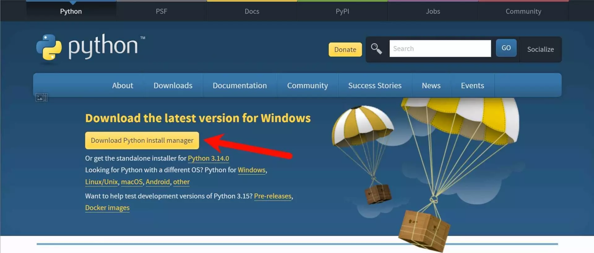 download and install python before using yt-dlp