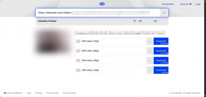 wie man xHamster-Videos mit Locoloader herunterlädt