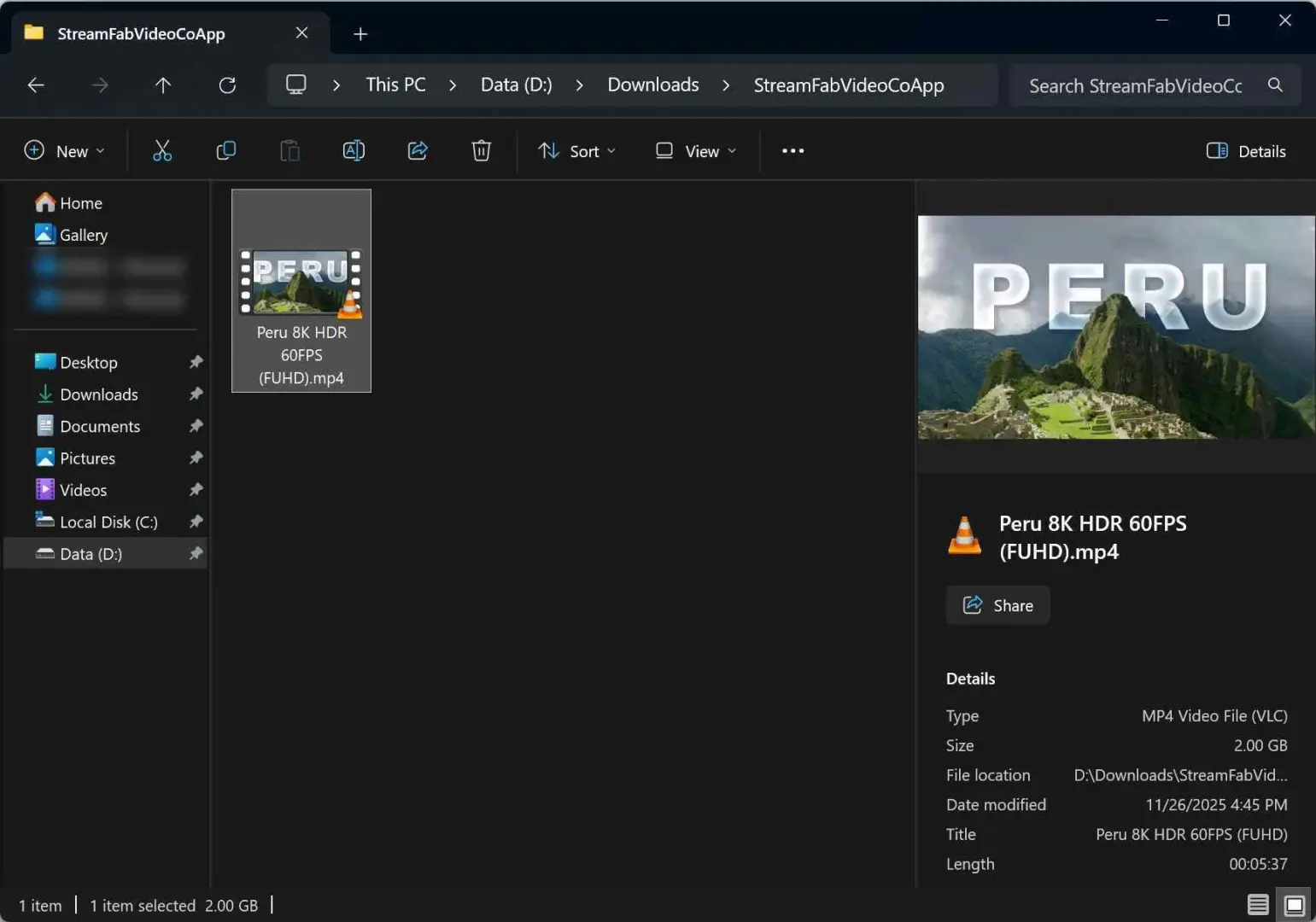 StreamFab pour navigateur lançant une tâche depuis Chrome ou Edge