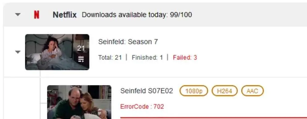 one of the streamfab error codes: error codes 702
