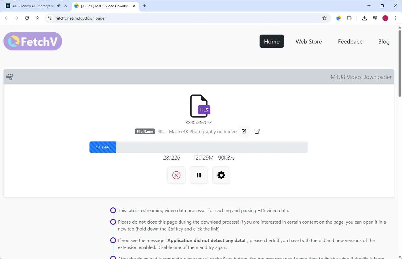 fetchv review: how to use fetchv extension step 4