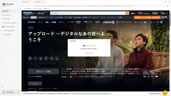 comment utiliser le téléchargeur Amazon de StreamFab : étape 3