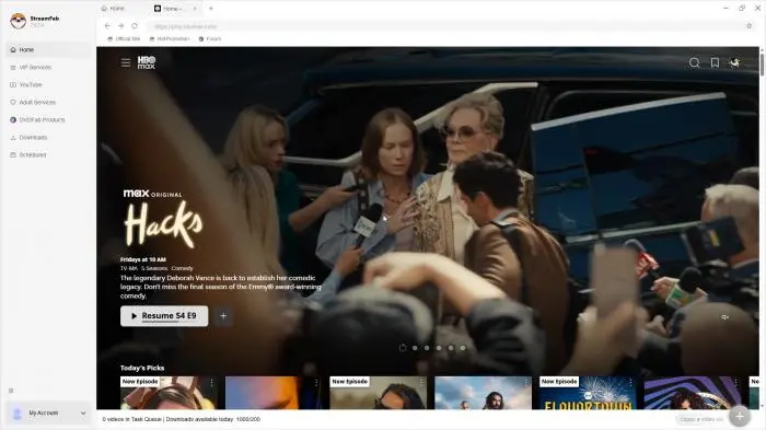 how to download hbo max shows via streamfab hbo max downloader step 2
