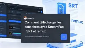 Comment télécharger les sous-titres avec StreamFab : SRT et remux