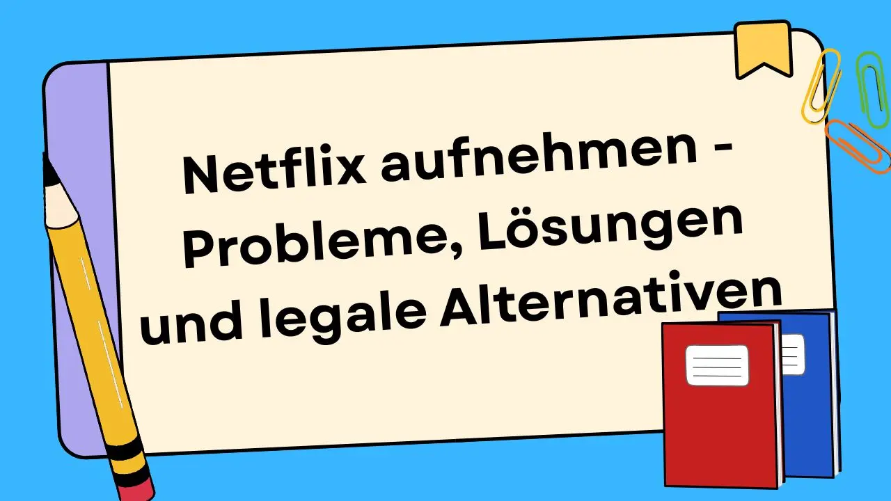 Netflix aufnehmen cover image