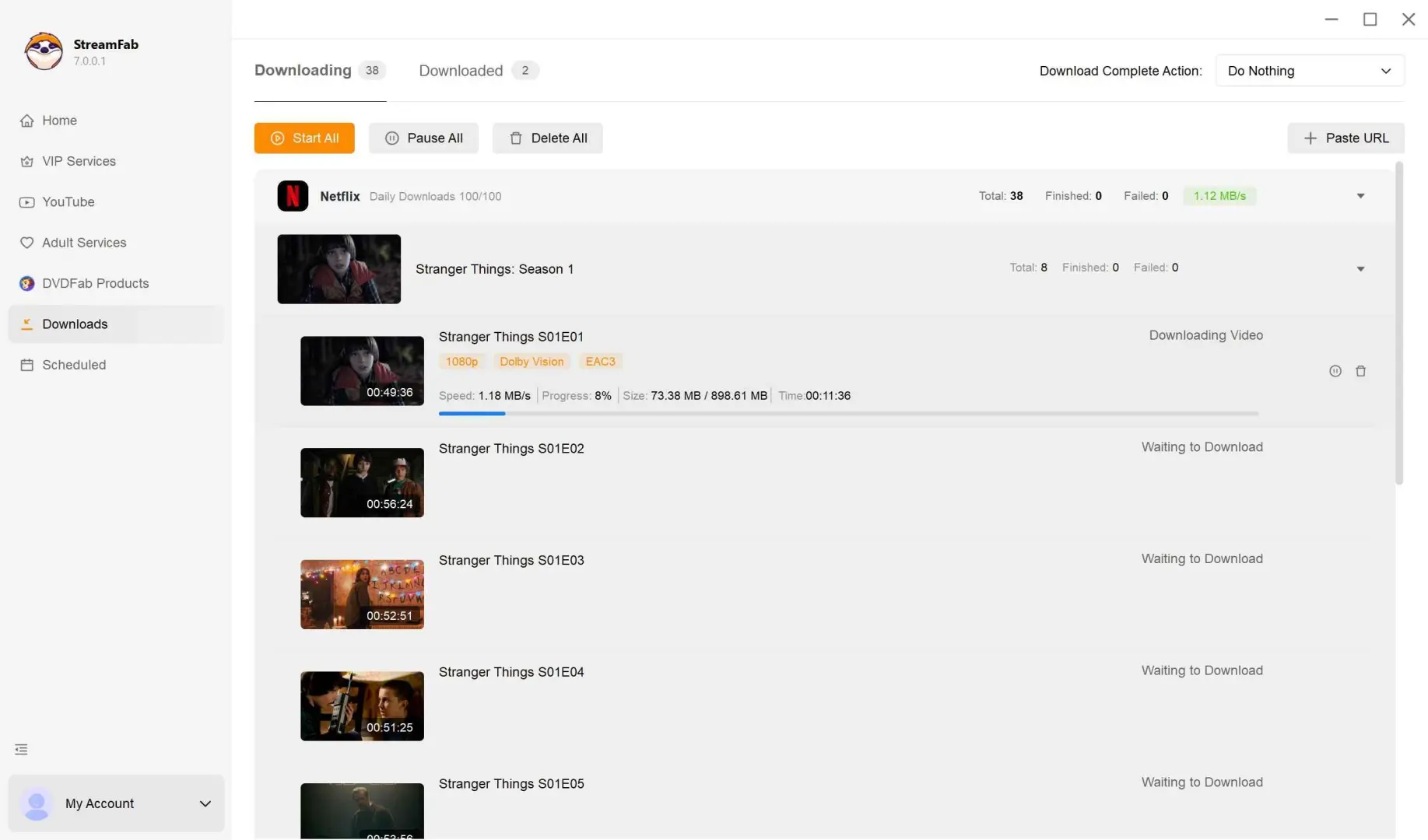 Schritte zum Herunterladen von Netflix-Videos mit StreamFab Netflix Downloader