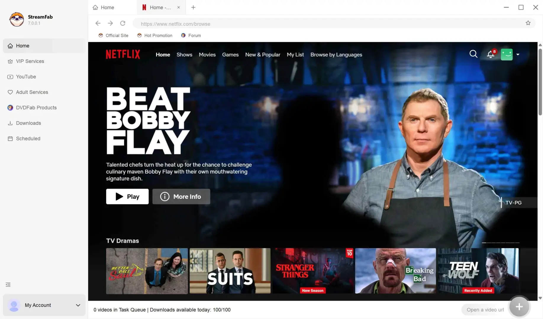 Schritte zum Herunterladen von Netflix-Videos mit StreamFab Netflix Downloader