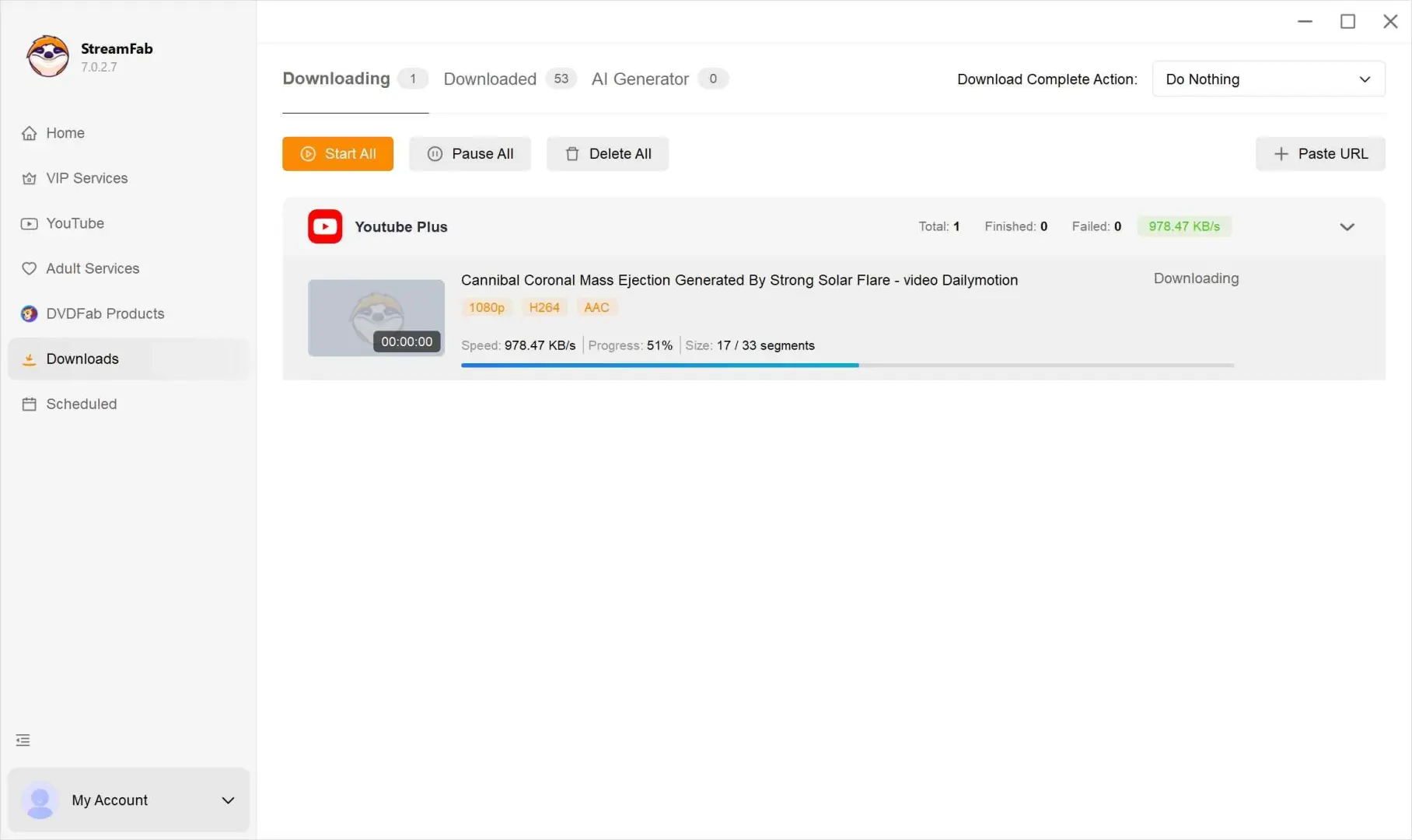 Dailymotion-Videos mit StreamFab herunterladen Schritt 4
