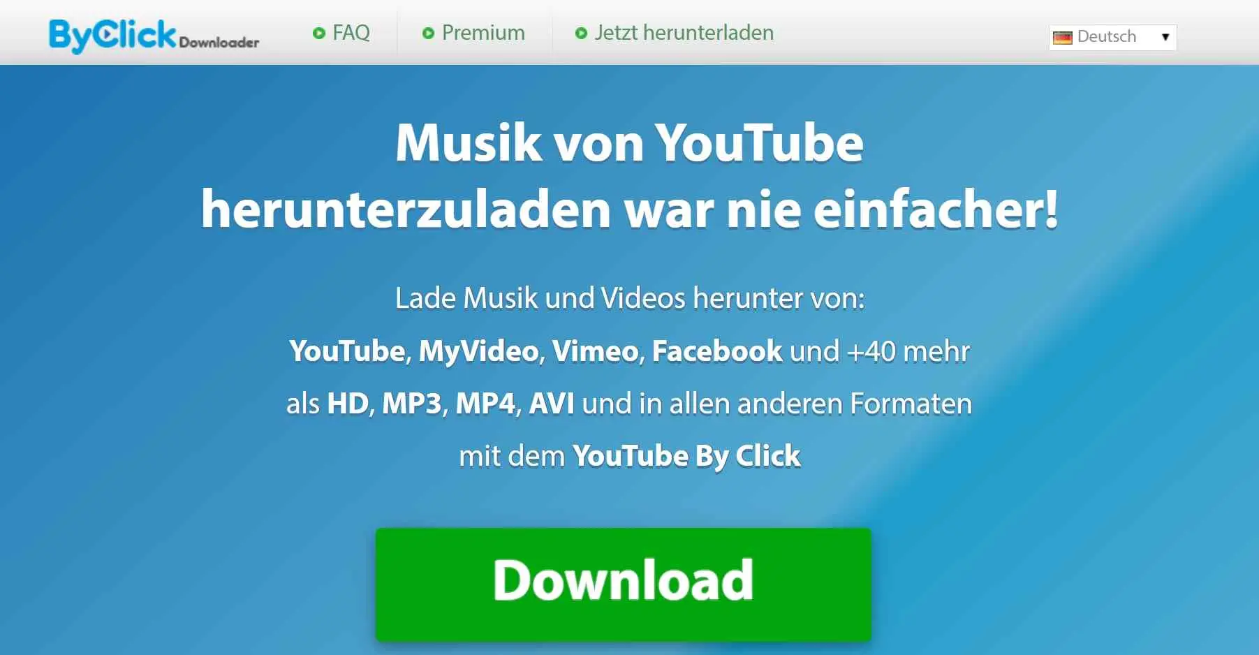 keepvid alternative: byclick downloader