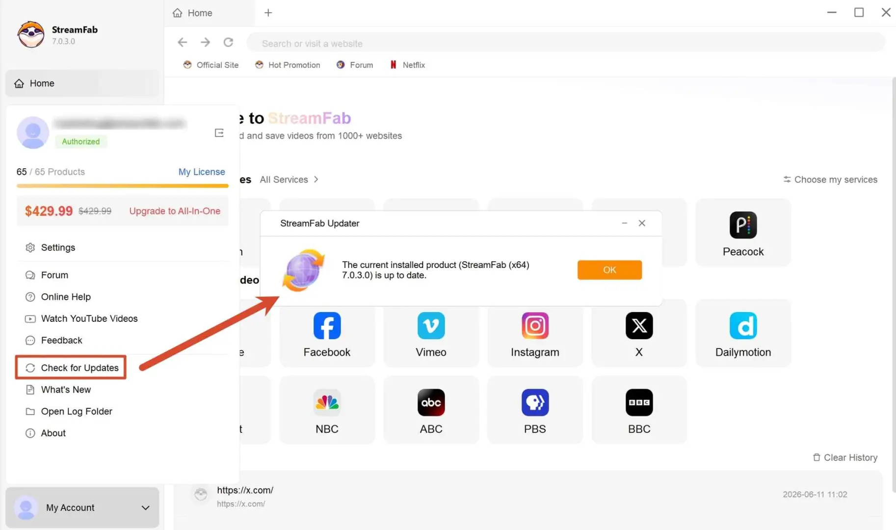 Wie erhält man die neueste Version von StreamFab?
