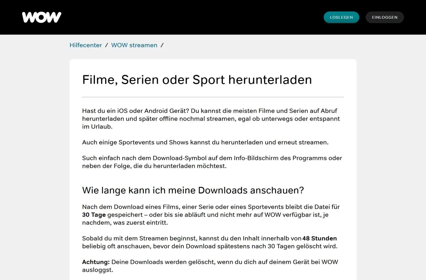 Was WOW 2026 offiziell erlaubt und wo die Grenzen anfangen