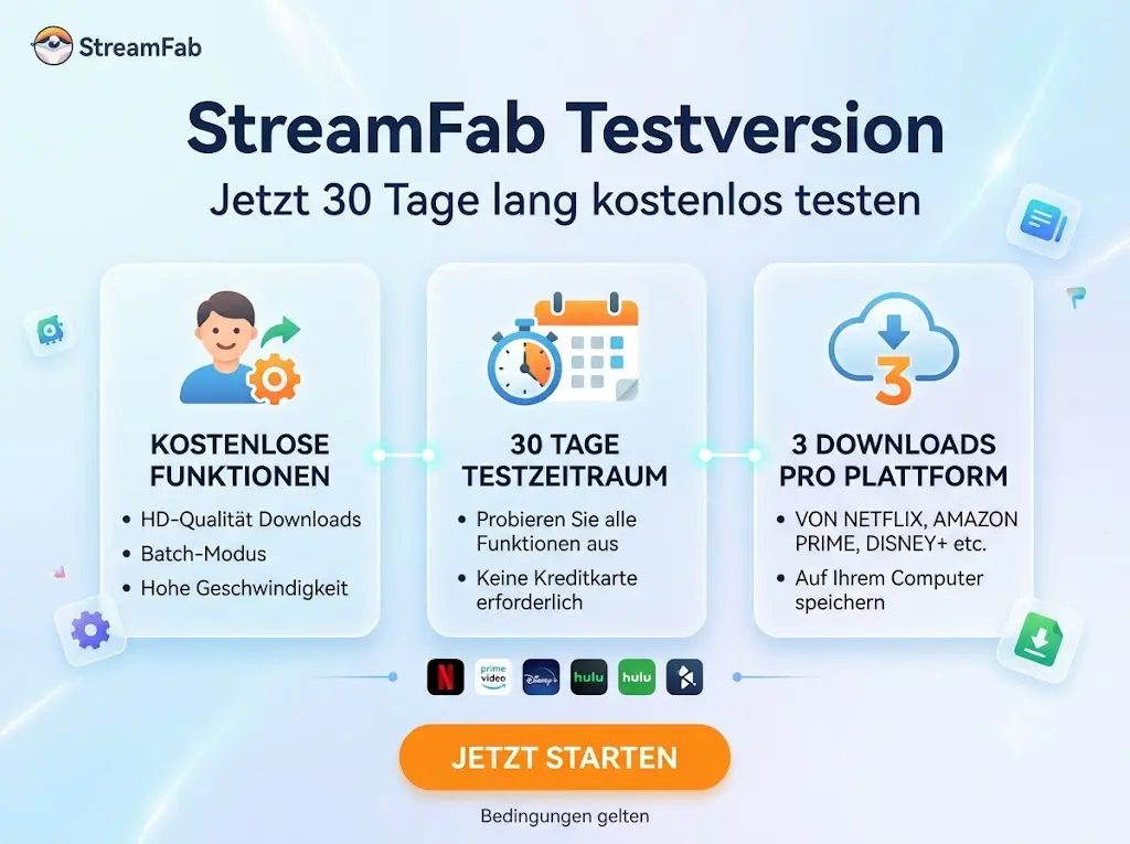 StreamFab Testversion