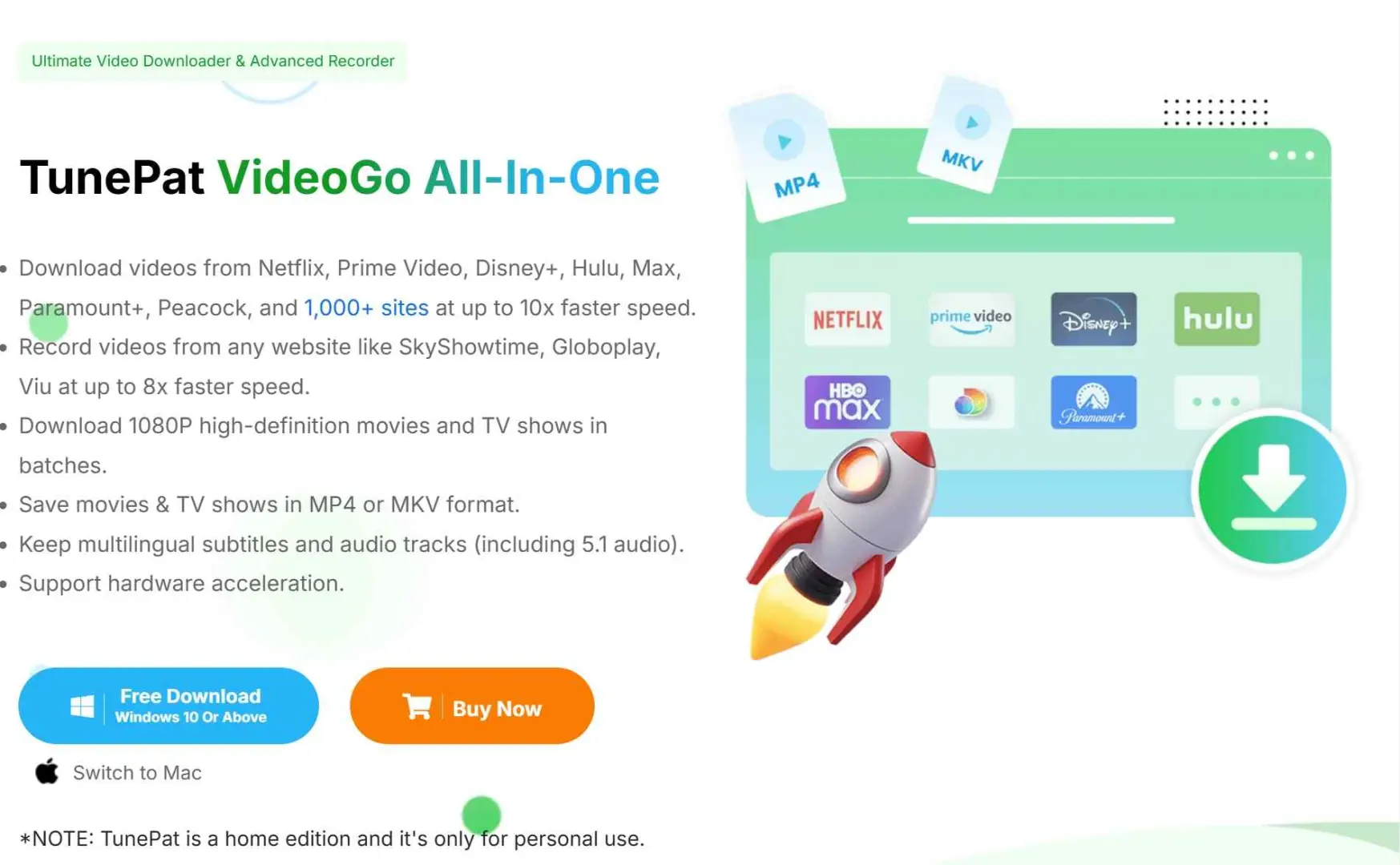 tunepat videogo all in one