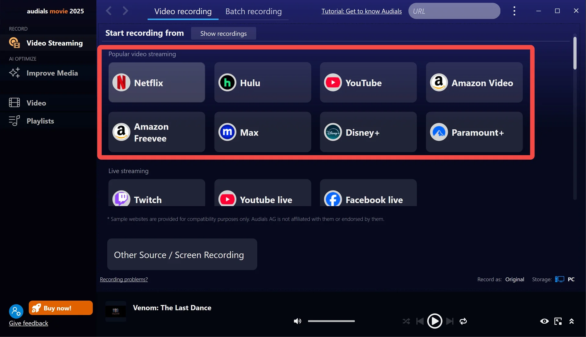 Audials Movie 2020 – Video Stream Recorder For Movies, Series & Live TV In Top Quality