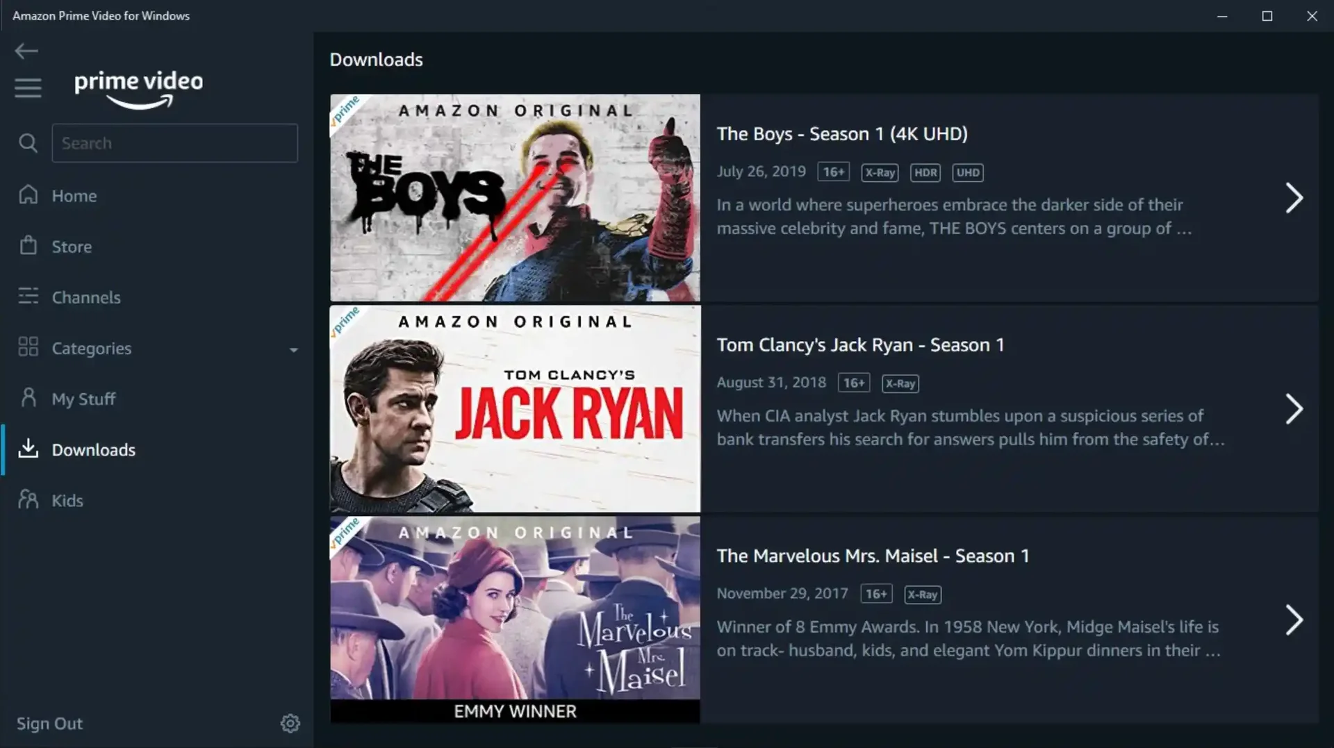 How to use Prime Video app for Amazon Prime Video download to PC: step 3