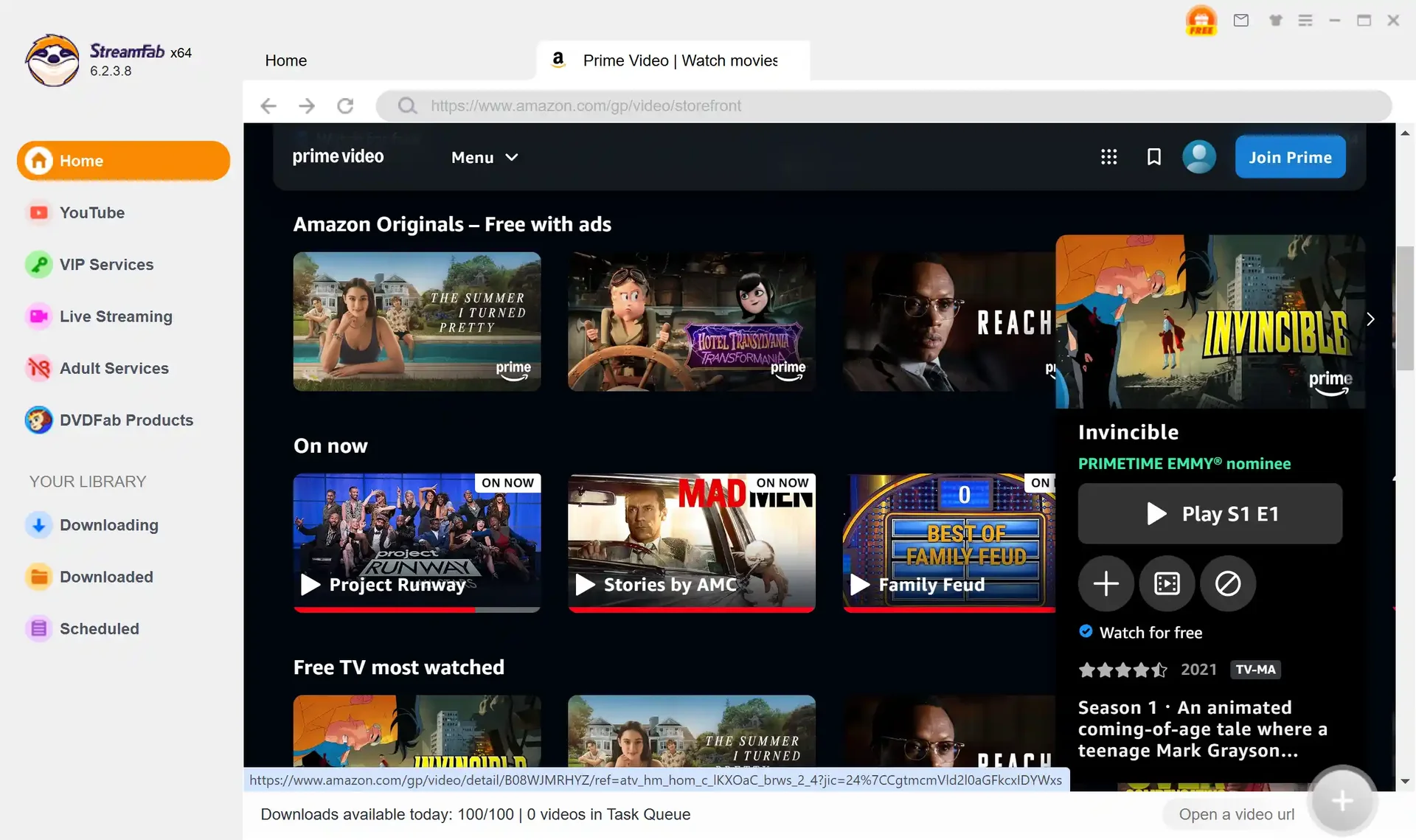Cómo usar StreamFab Amazon Downloader, la mejor alternativa a TuneFab: Paso 2