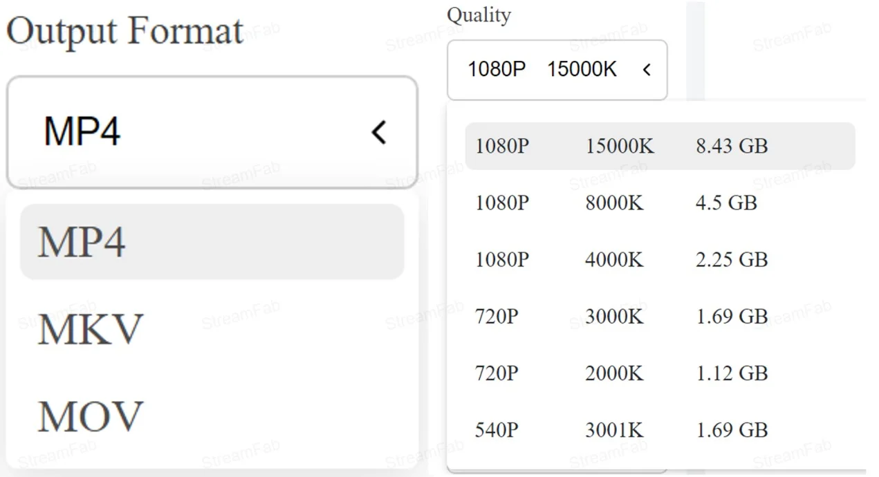 TuneFab VideOne Amazon Downloader configurando la resolución de una descarga de Prime Video