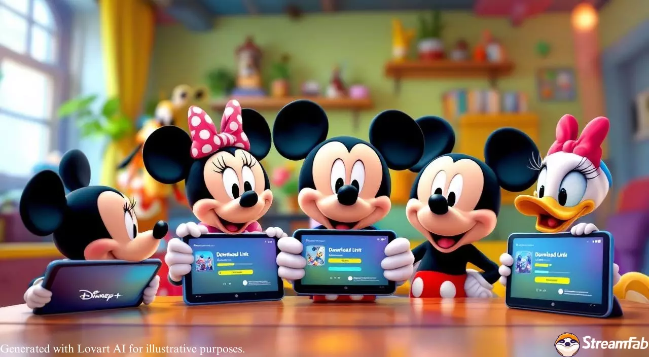 límite de descarga disney plus