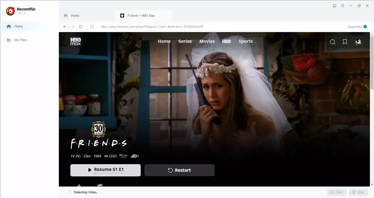 The Real Way to Screen Record HBO Max: Fix Black Screens Easily (2025) RecordFab Step 3