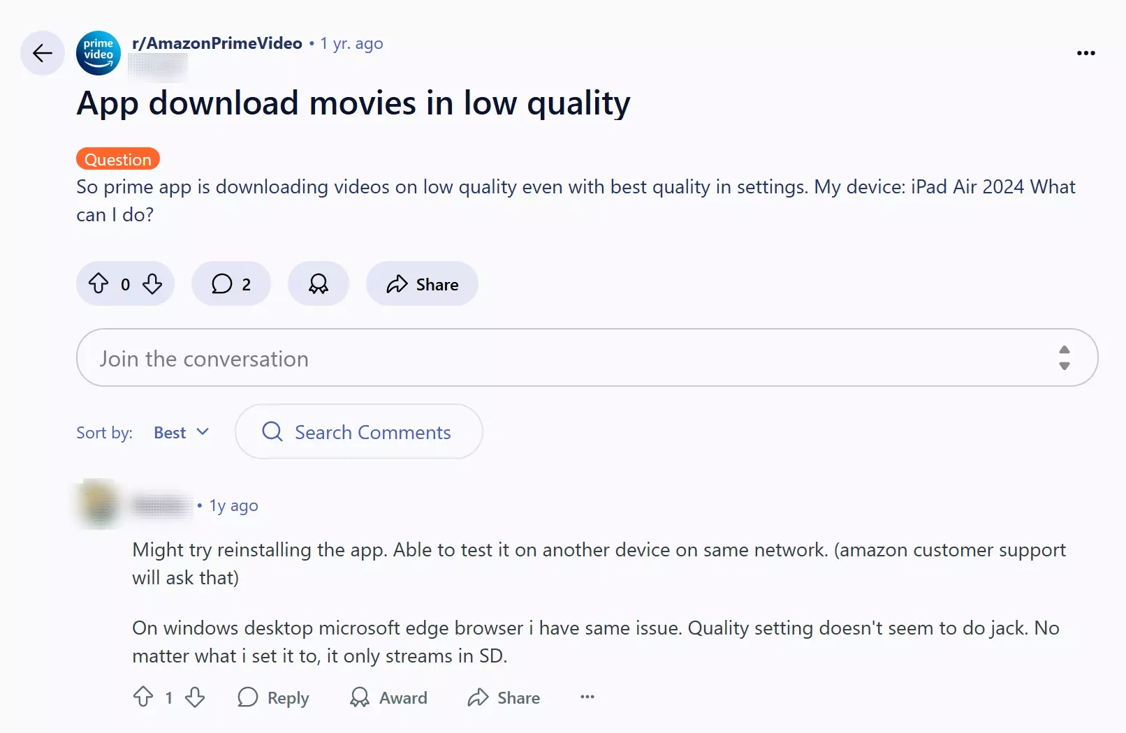 download amazon prime video on pc: no 4k support