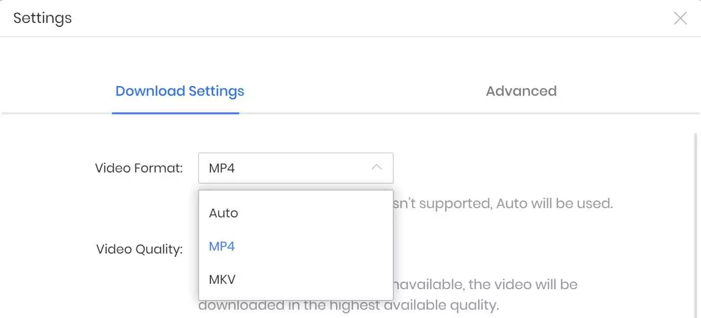 Kigo Video Downloader Testbericht: Mehrere Ausgabeformate