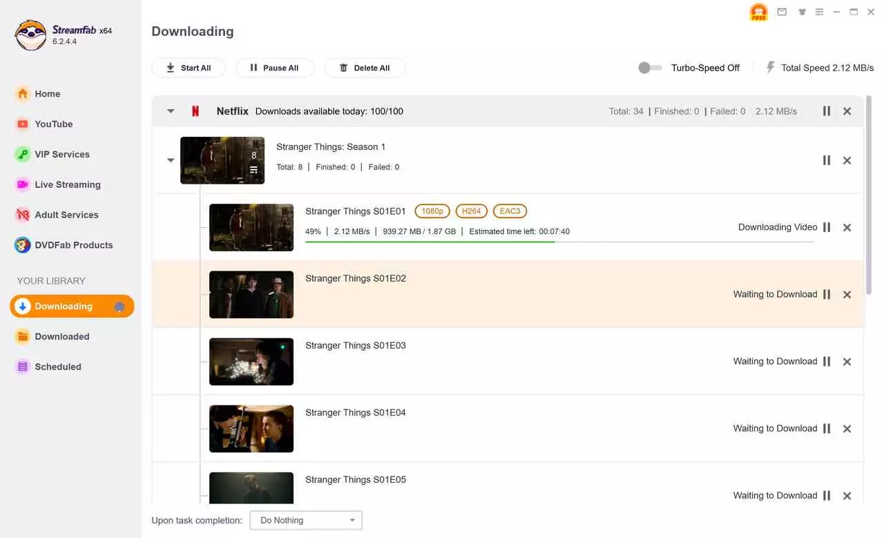 Schritt 3 zur Verwendung der Alternative zu Kigo: Streamfab Video-Downloader